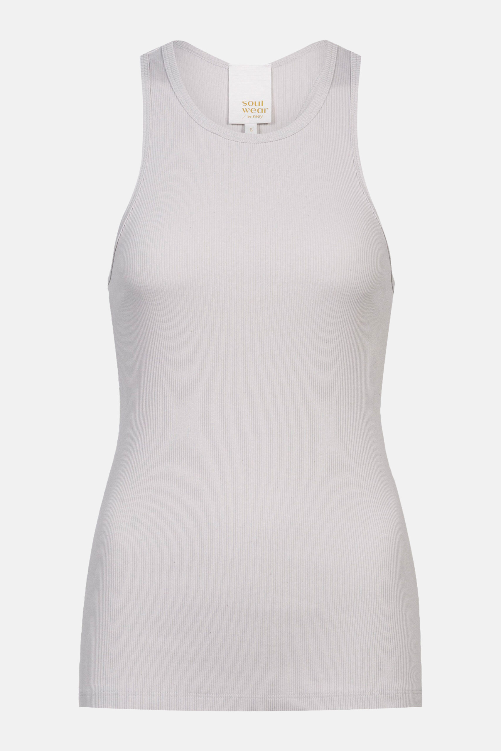 Top Serie Ribbed Mineral Grey