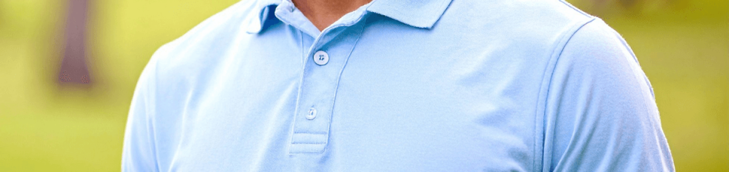 Lange mouwen polo heren