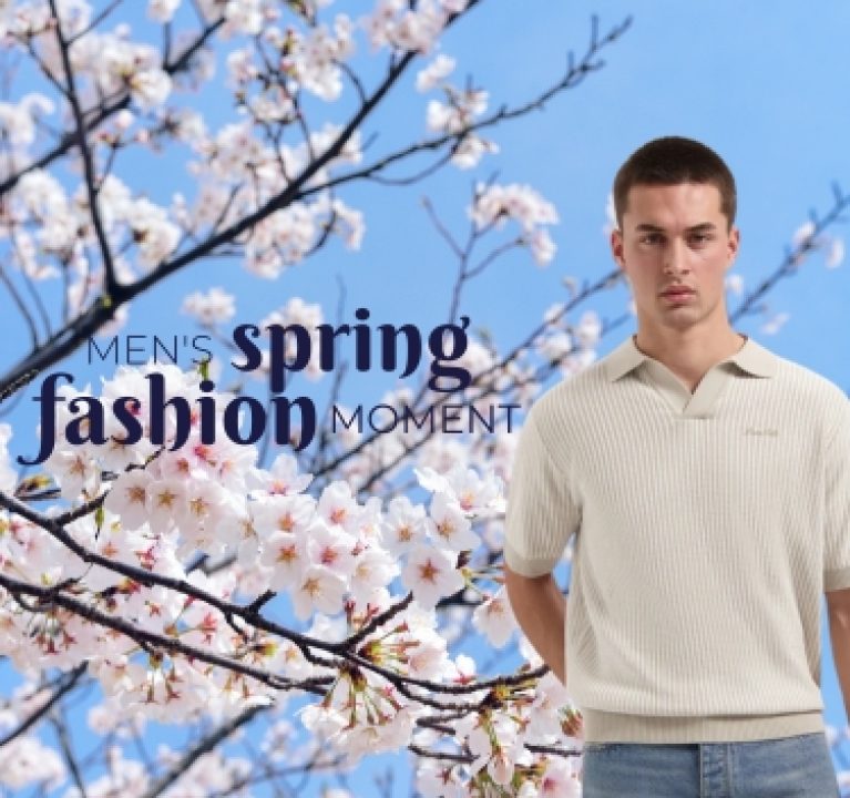 Spring banner mobiel