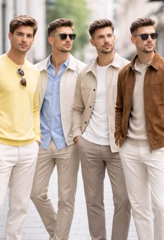 Welke kleuren zijn populair in de herenmode dit voorjaar