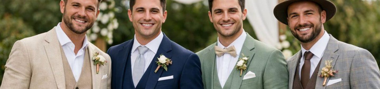 Welke trouwpakken trends zijn er voor de bruidegom