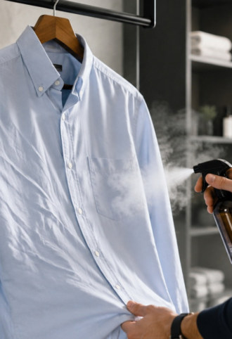 kreukels uit kleding
